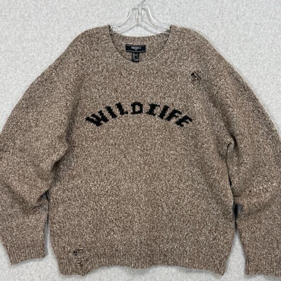 Men's Crewneck Sweater - Wildlife forever 21 - Picture 2 of 16